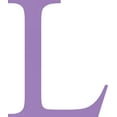 thumbnail image 1 of Acrylic Letter L Times, 10'' Tall Lavender Custom Acrylic Letters, Choose Your Color, 1 of 5