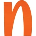 thumbnail image 1 of Acrylic Letter N Blank Craft, 10'' Tall Fluorescent Orange Custom Wedding Reception Signage, DIY, 1 of 5