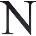 thumbnail image 1 of Acrylic Letter N Times, 8'' Tall Transparent Black Custom Acrylic Letters, Choose Color Option, 1 of 5