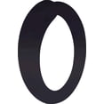 thumbnail image 1 of Acrylic Letter O Blank Craft, 8'' Tall Transparent Black Custom Wedding Reception Signage, DIY, 1 of 5