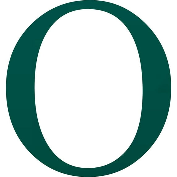 Acrylic Letter O Times, 1'' Tall Frosted Teal Small Acrylic Alphabet Letter, Color Choices, Decorative Craft