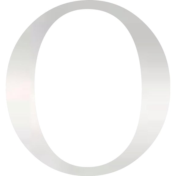 Acrylic Letter O Times, 10'' Tall Clear Custom Acrylic Letters, Choose Your Color