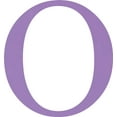 thumbnail image 1 of Acrylic Letter O Times, 4'' Tall Lavender Laser Cut Acrylic Letters, Choose Color Option, 1 of 5