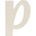 thumbnail image 1 of Acrylic Letter P Icebold, 4'' Tall White Custom Wedding Plastic Letters, Reception Alphabet Sign, 1 of 5