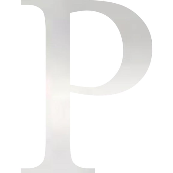 Acrylic Letter P Times, 2'' Tall Clear Acrylic Sign Letter, Choose Your Color, Decorative Craft