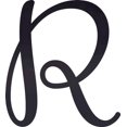 thumbnail image 1 of Acrylic Letter R Script, 3'' Tall Transparent Black Alphabet Craft, Color Options, 1 of 5