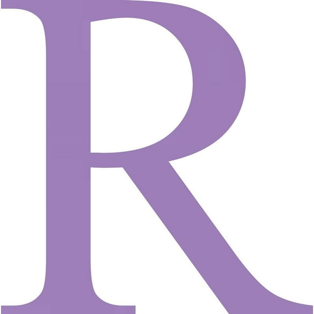 Acrylic Letter R Times, 1'' Tall Lavender Small Acrylic Alphabet Letter, Color Choices, Decorative Craft