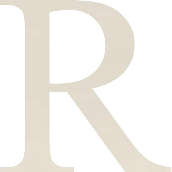 Acrylic Letter R Times, 10'' Tall White Custom Acrylic Letters, Choose Your Color