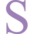 thumbnail image 1 of Acrylic Letter S Times, 10'' Tall Lavender Custom Acrylic Letters, Choose Your Color, 1 of 5