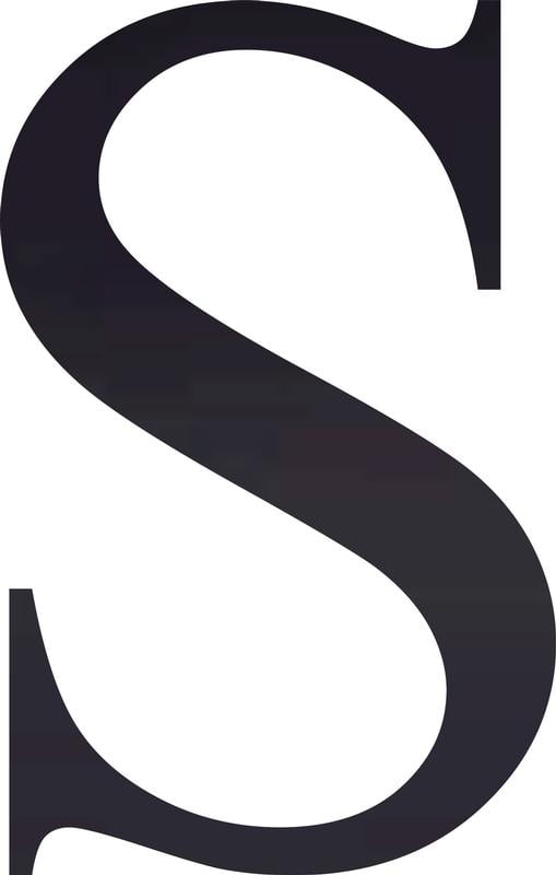 Acrylic Letter S Times, 4'' Tall Transparent Black Laser Cut Acrylic Letters, Choose Color Option