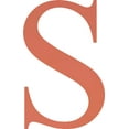 thumbnail image 1 of Acrylic Letter S Times, 8'' Tall Pastel Coral Custom Acrylic Letters, Choose Color Option, 1 of 5