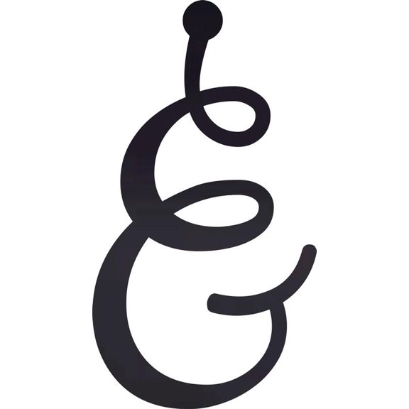 Acrylic Letter & Script, 3'' Tall Transparent Black Alphabet Craft, Color Options