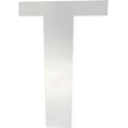 thumbnail image 1 of Acrylic Letter T Icebold, 3'' Tall Clear Wedding Acrylic Letters, Blank Color Options, 1 of 5