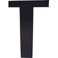 thumbnail image 1 of Acrylic Letter T Icebold, 4'' Tall Transparent Black Custom Wedding Plastic Letters, Reception Alphabet Sign, 1 of 5
