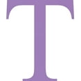 thumbnail image 1 of Acrylic Letter T Times, 1'' Tall Lavender Small Acrylic Alphabet Letter, Color Choices, Decorative Craft, 1 of 5