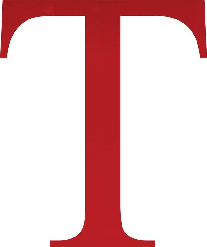 Acrylic Letter T Times, 8'' Tall Transparent Red Custom Acrylic Letters ...