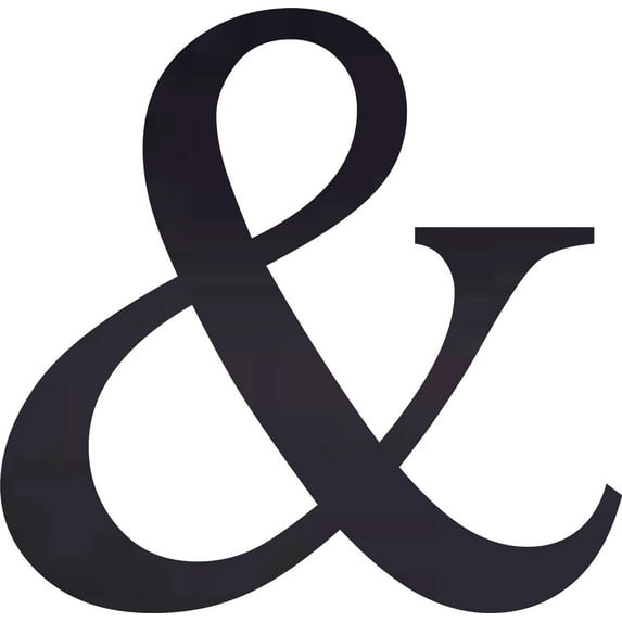 Acrylic Letter & Times, 8'' Tall Transparent Black Custom Acrylic Letters, Choose Color Option