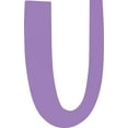 thumbnail image 1 of Acrylic Letter U Icebold, 3'' Tall Lavender Wedding Acrylic Letters, Blank Color Options, 1 of 5