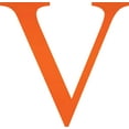 thumbnail image 1 of Acrylic Letter V Times, 10'' Tall Fluorescent Orange Custom Acrylic Letters, Choose Your Color, 1 of 5