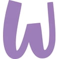 thumbnail image 1 of Acrylic Letter W Icebold, 6'' Tall Lavender Acrylic Alphabet Letters, Reception Alphabet Sign, 1 of 5
