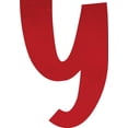 thumbnail image 1 of Acrylic Letter Y Blank Craft, 10'' Tall Transparent Red Custom Wedding Reception Signage, DIY, 1 of 5