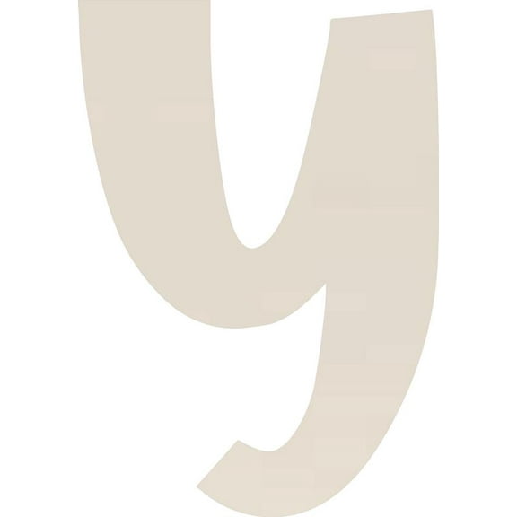 Acrylic Letter Y Icebold, 3'' Tall White Wedding Acrylic Letters, Blank Color Options