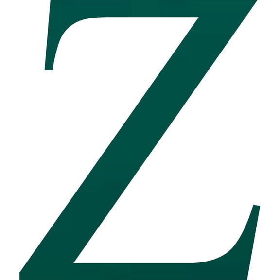 Acrylic Letter Z Times, 6'' Tall Frosted Teal Acrylic Alphabet Letters, Choose Color Option