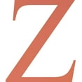 thumbnail image 1 of Acrylic Letter Z Times, 6'' Tall Pastel Coral Acrylic Alphabet Letters, Choose Color Option, 1 of 5