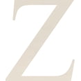 thumbnail image 1 of Acrylic Letter Z Times, 6'' Tall White Acrylic Alphabet Letters, Choose Color Option, 1 of 5