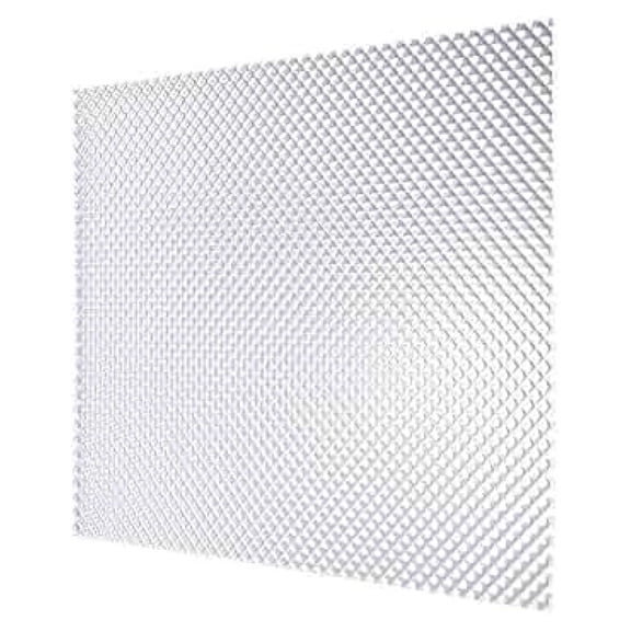 Acrylic Light Covers 2x2 - Prismatic Diffuser - 5 Pack - Fluorescent Light Panel Replacement - Kitchen Lighting, Office, Garage - Durable & Easy Install