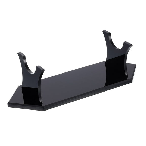 Acrylic Light Saber Display Stand, 9.5 Inch Acrylic Sword Stand Wall-Mounted Light Saber Rack, Black