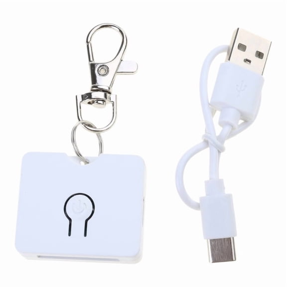 High Transparency Acrylic LED Keychain Easy To Engrave And Customize Key Rings Great For Bag Charm And Car Hangers