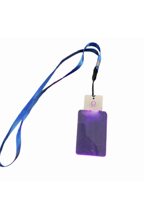 Acrylic Light Up Keychain With LED Illumination High Transparency Material Perfect For DIY Enthusiasts And Creative Gift Designers