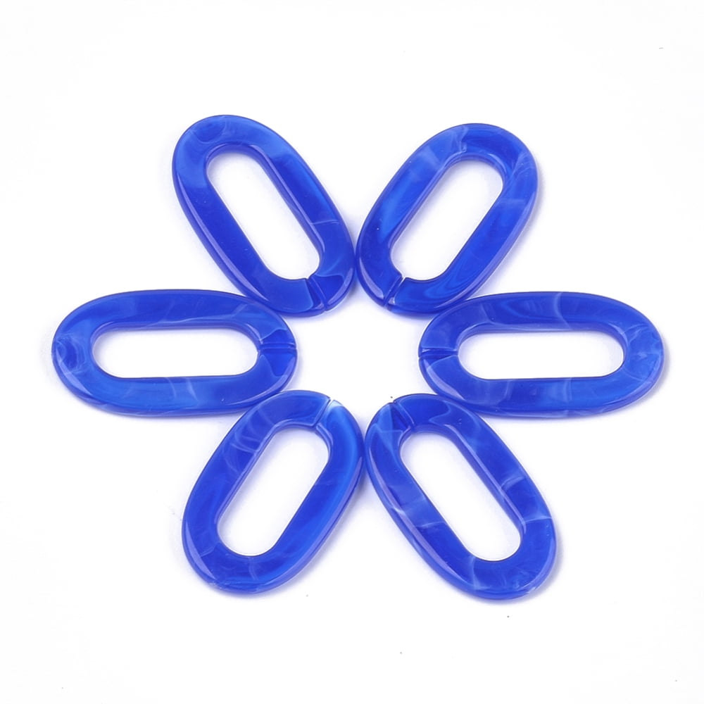 Linking Chain Acrylic Linking Rings Quick Link Connectors For Jewelry Chains Making ...