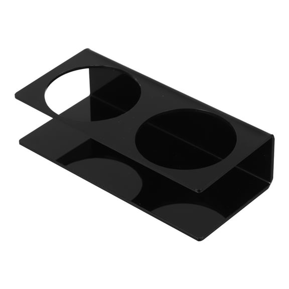 Acrylic Lotion Bottle Holder Hotel Lotion Bottle Stand 2-slots Water Bottle Holder