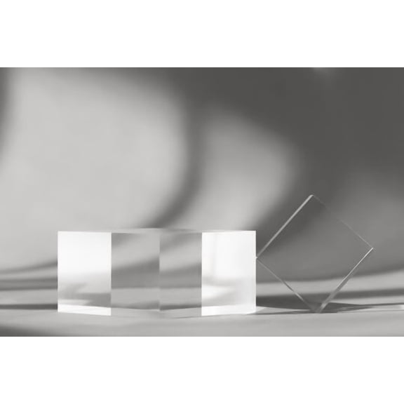 Acrylic/Lucite/Plexiglass Blocks and Bases 3/4" Clear