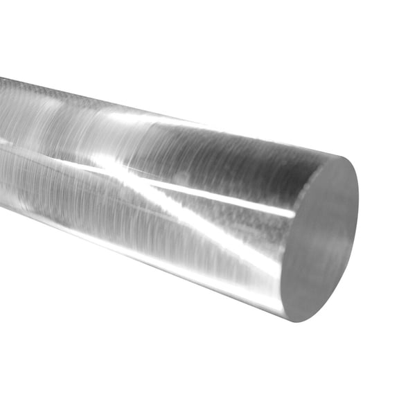 Acrylic Lucite Rod Dowel - 1.50 (38mm) x 24" (610mm) - One Rod