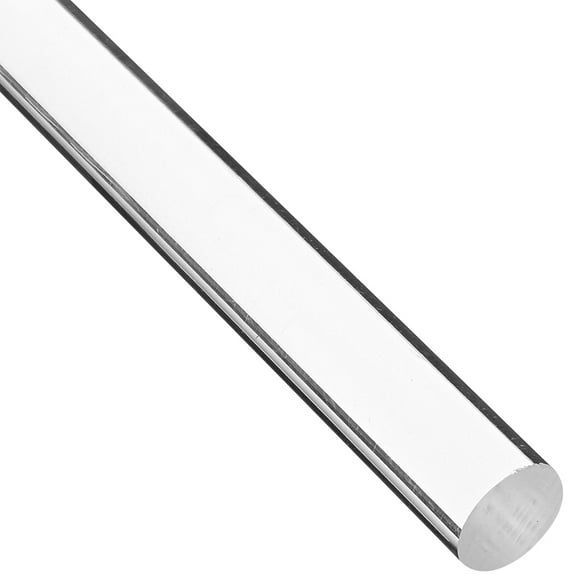 Acrylic Lucite Rod Dowel - 7/8" (22mm) x 24" (610mm) - One Rod (Clear)
