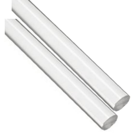 Acrylic Lucite Rod Dowel - One 1" (25mm) x 36" (914mm) - Lot of 2 Rods (Clear)