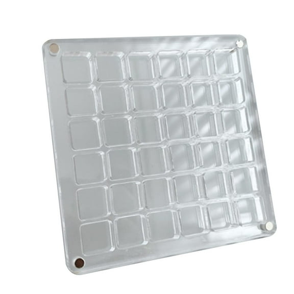 Acrylic Magnetic Seashell Display Box 36 Grids Seashell Display Box Diamond Storage Box