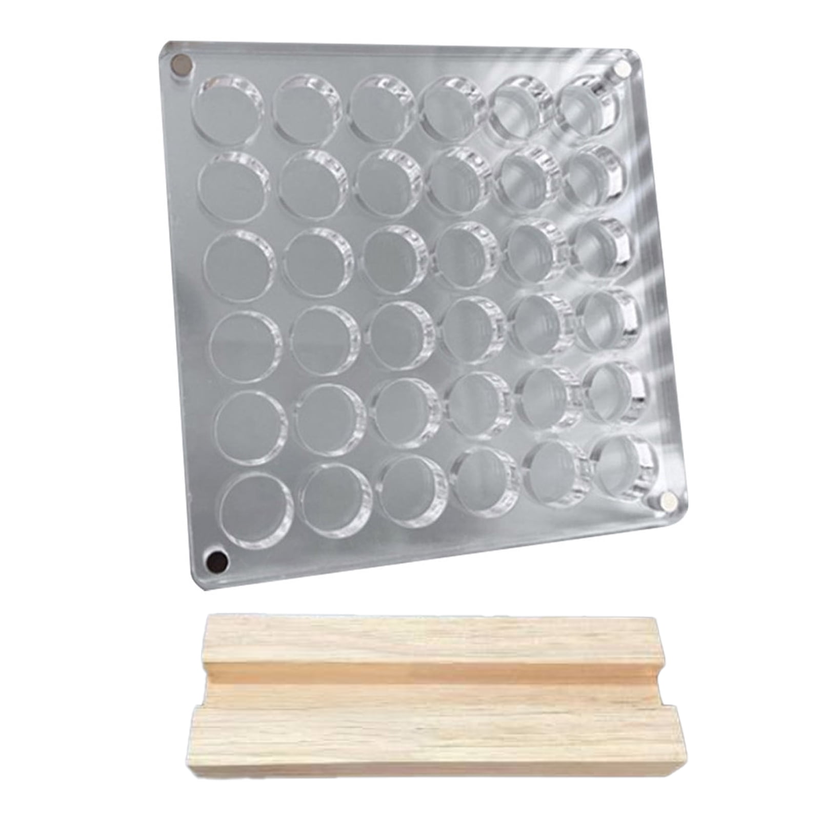 Acrylic Magnetic Seashell Showcase Box with Stand Transparent Acrylic ...