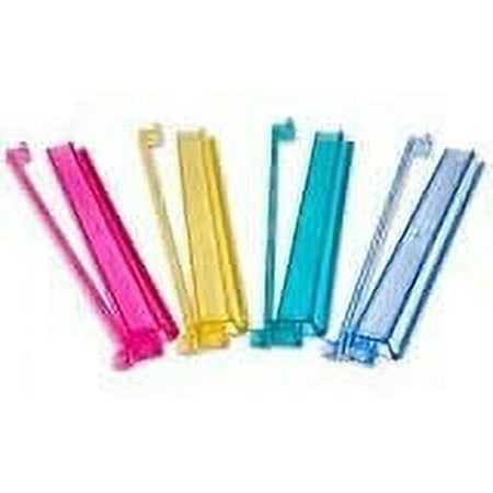 Acrylic Mahjong Mah Jongg Rack and Pusher Combo - Multi - Color - Set of 4 with 100 pcs Coins (5 Color)