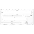 thumbnail image 1 of Acrylic Mailmate Shipping Guide Measuring Tool for USPS Clear 286x140x5mm, 1 of 5