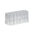 Acrylic Makeup Brush Storage Rack, 26 Hole Lipstick Display Shelf ...