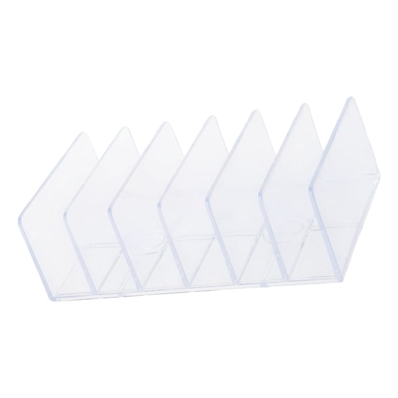 Acrylic Makeup Organiser For Eyeshadow Palettes Powder Blushes With Multiple Compartments Cosmetics Rack