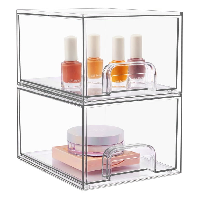  Vtopmart 4 Pack Large Clear Plastic Storage Bins with