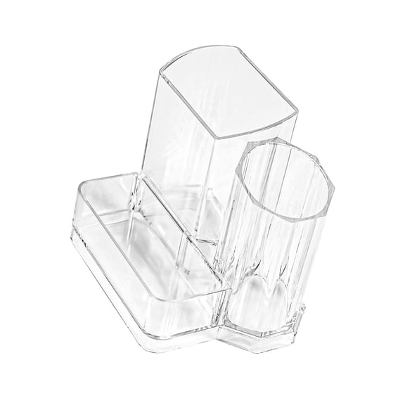 Acrylic Makeup Storage Case Customizable Dividers Clear Designs