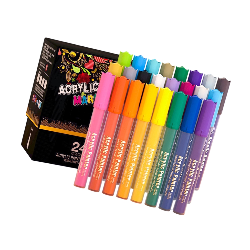 Acrylic Marker Water Quick Dry Acrylic Paint Pen Artist Art Marker For Scrapbooking Journaling Art Painting