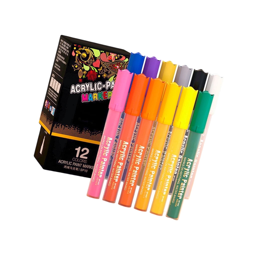 Acrylic Marker Water Quick Dry Acrylic Paint Pen Artist Art Marker For Scrapbooking Journaling Art Painting