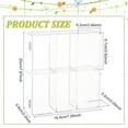 thumbnail image 1 of Acrylic Minifigure Display Case 2 Layers 6 Grid Clear Action Figures Display box 7.9x7.3x2.2inch Desktop Organizer Display Case Display Cabine for Mini Toys Collectibles or Stone 1pc, 1 of 7